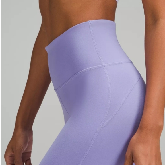 Lululemon Groove SHR Crop 23" Dk Lavender 4 NWT - Picture 4 of 10
